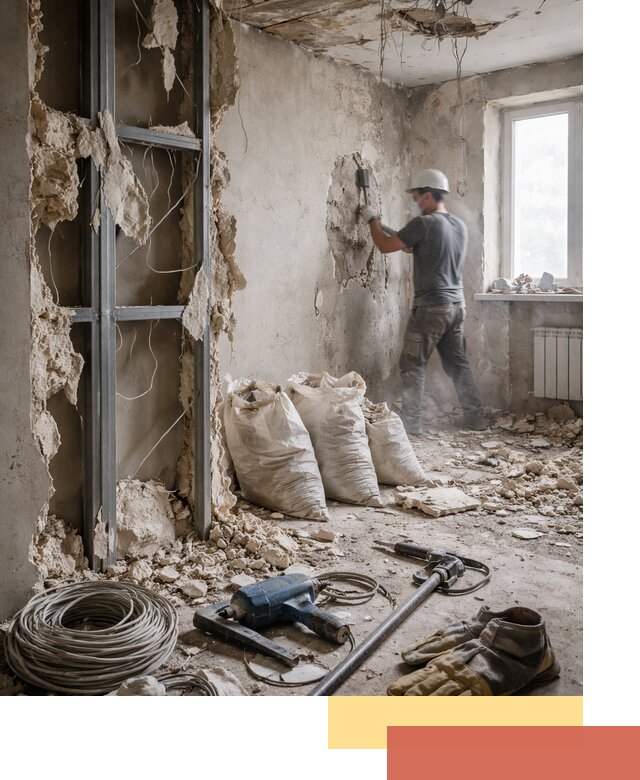 Профессиональный демонтаж зданий и конструкций в Сосновоборске