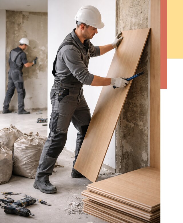 Демонтаж стеновых панелей в Сосновоборске от 3621 руб. за м² быстро и недорого | ОТДЕЛОЧНИК-Ссб