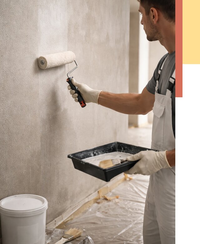 Грунтовка стен в Сосновоборске от 2276 руб. м2 — быстро, недорого, с материалом | ОТДЕЛОЧНИК-Ссб