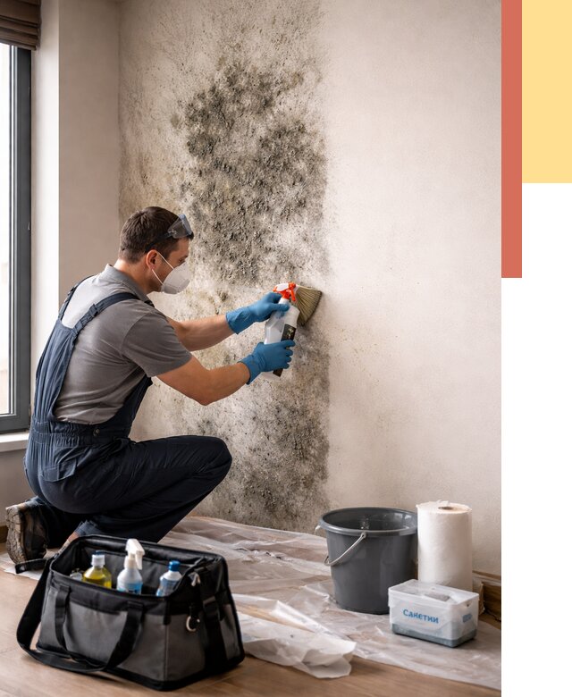 Удаление плесени со стен в Сосновоборске от 2224 руб. — быстро и недорого | ОТДЕЛОЧНИК-Ссб