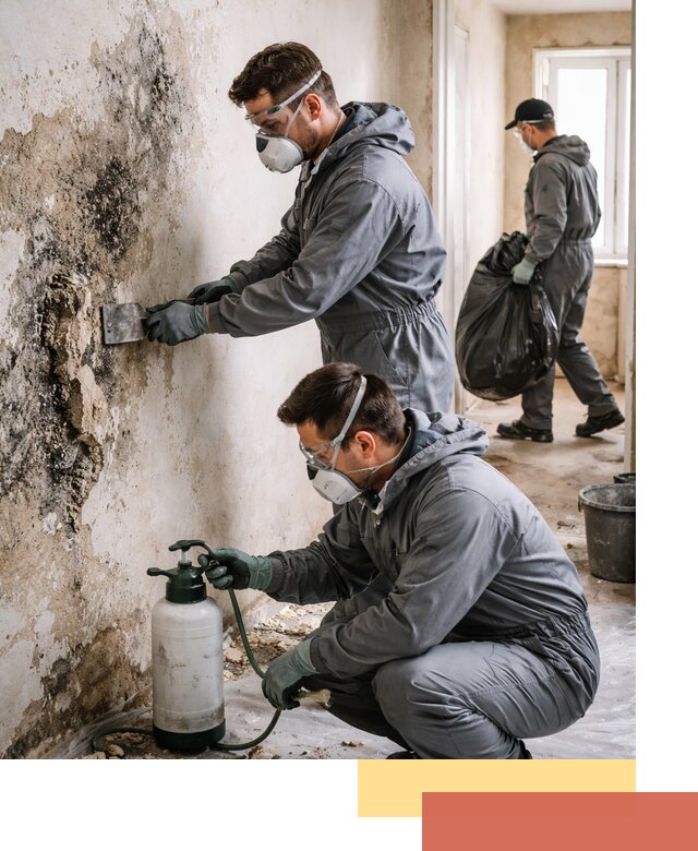 Удаление плесени со стен профессионально в Сосновоборске