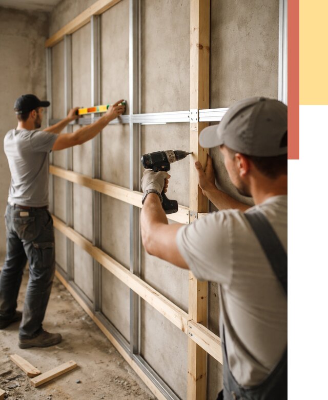 Устройство обрешетки под панели в Сосновоборске от 2172 руб. — монтаж под ключ | ОТДЕЛОЧНИК-Ссб