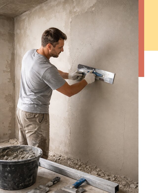 Штукатурка стен без маяков в Сосновоборске от 7448 руб/м2 — услуги и цена | ОТДЕЛОЧНИК-Ссб