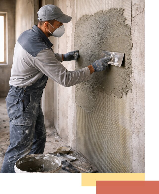 Штукатурка стен по сетке в Сосновоборске под ключ качественно и быстро