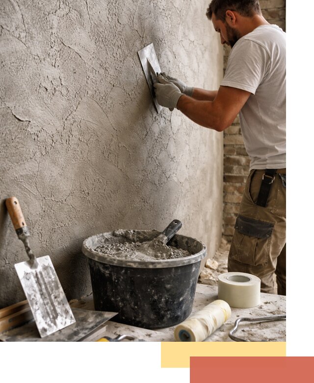 Декоративная штукатурка лофт в Сосновоборске — отделка стен и потолков