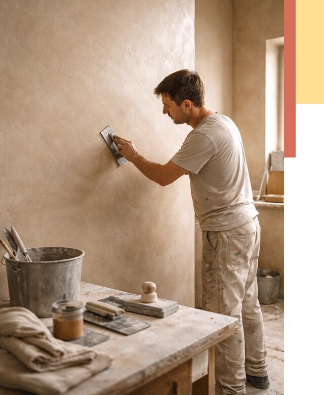 Марокканская штукатурка таделакт в Сосновоборске под ключ от 4345 руб. | ОТДЕЛОЧНИК-Ссб