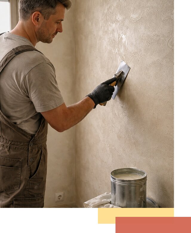 Нанесение воска на штукатурку в Сосновоборске для защиты и блеска