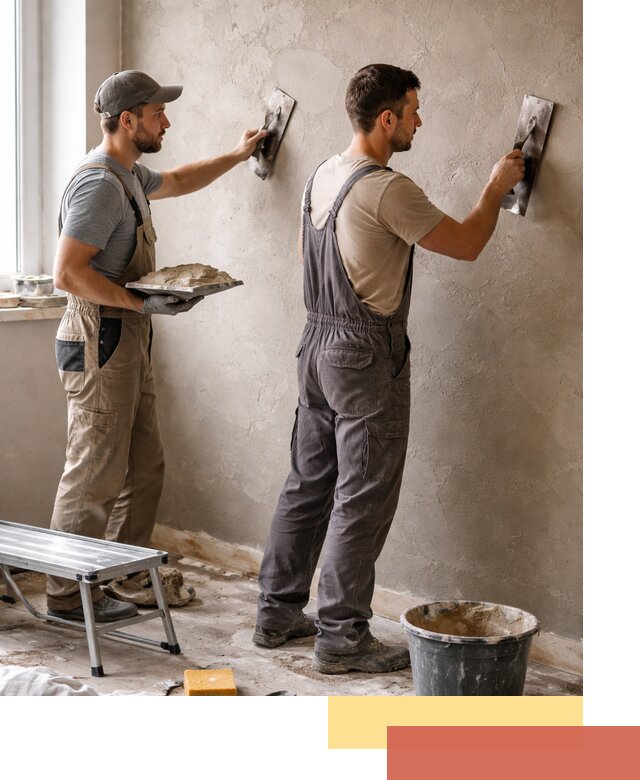 Ремонт декоративной штукатурки и восстановление фактуры в Сосновоборске