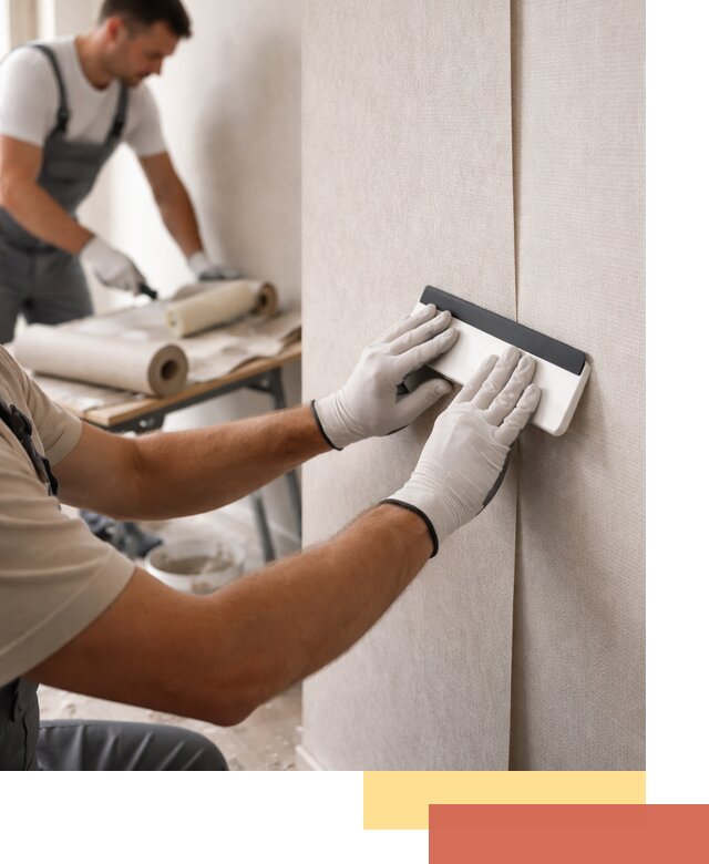 Поклейка обоев под покраску в Сосновоборске профессионально и быстро