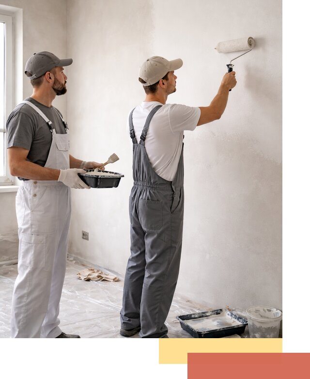 Покраска стен водоэмульсионной краской в Сосновоборске