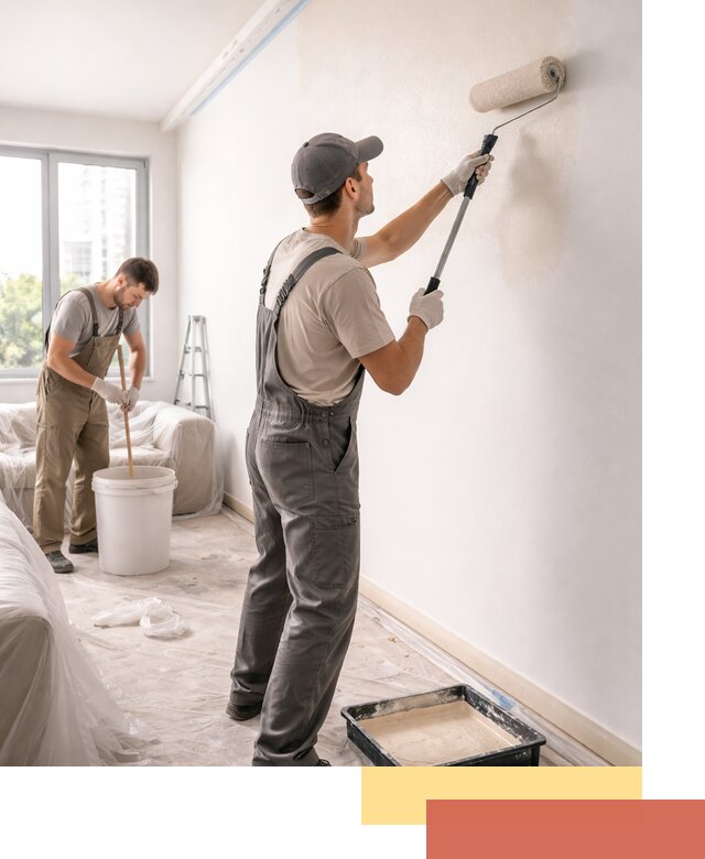 Покраска стен в офисе в Сосновоборске — быстрый и качественный ремонт