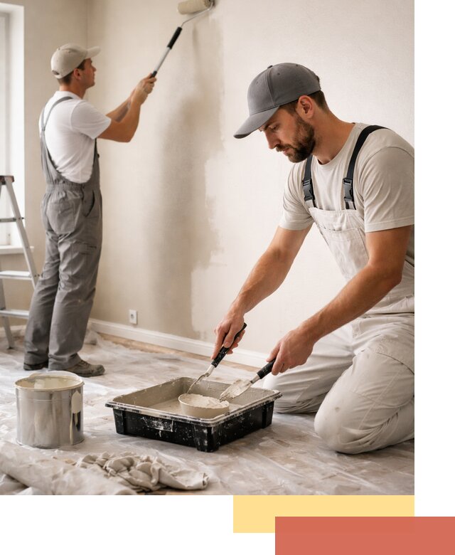 Покраска стен в квартире в Сосновоборске — профессионально и аккуратно