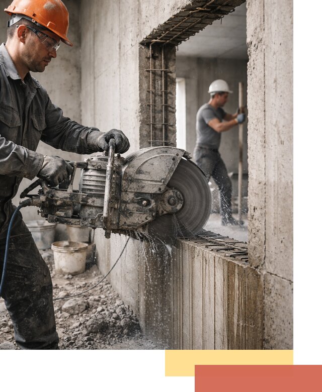 Алмазная резка проемов в Сосновоборске быстро и точно