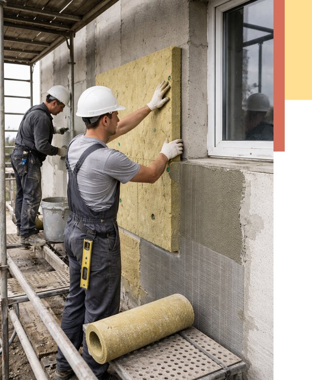 Утепление стен в Сосновоборске от 4448 руб. под ключ — быстро и недорого | ОТДЕЛОЧНИК-Ссб