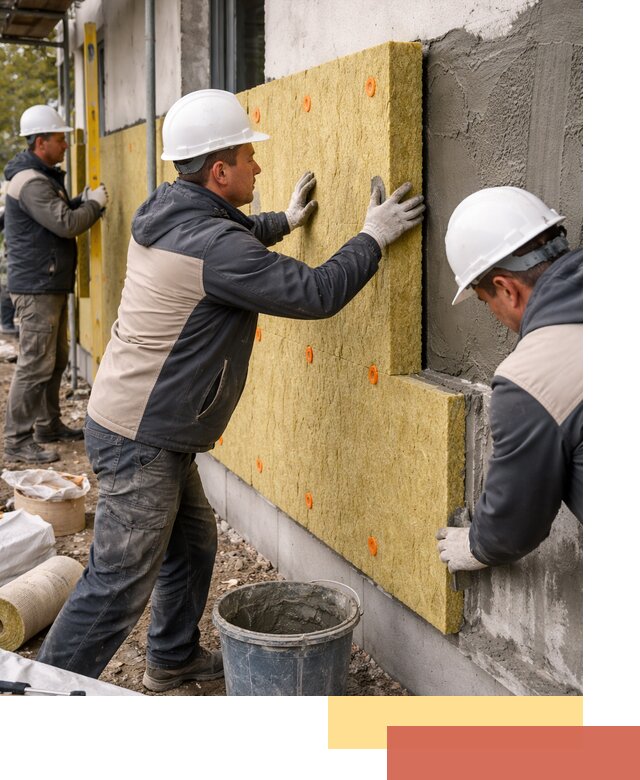 Утепление стен минватой в Сосновоборске — тепло и звукоизоляция