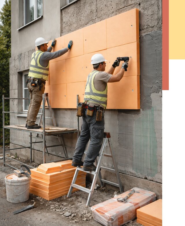 Утепление стен пеноплексом в Сосновоборске от 1914 руб./м2 — быстро и недорого | ОТДЕЛОЧНИК-Ссб