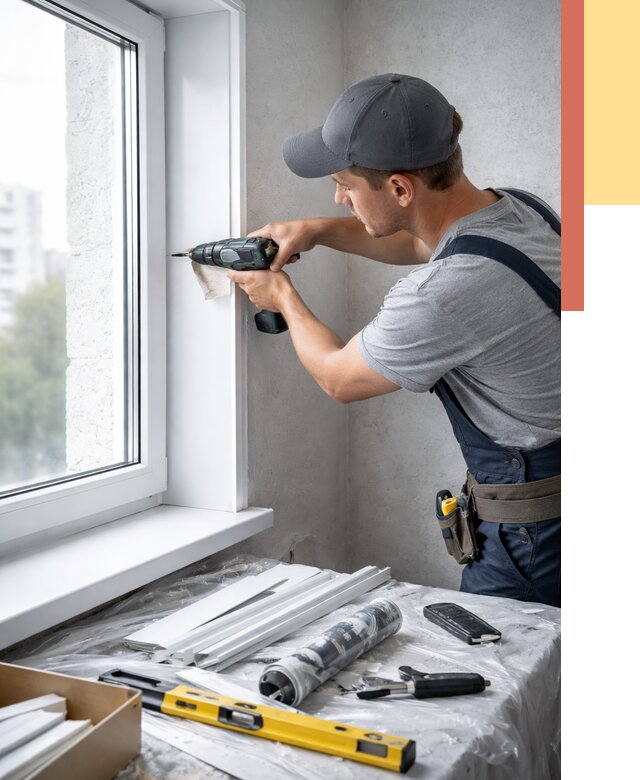 Установка пластиковых откосов в Сосновоборске от 2328 руб. | ОТДЕЛОЧНИК-Ссб монтаж, быстро и недорого