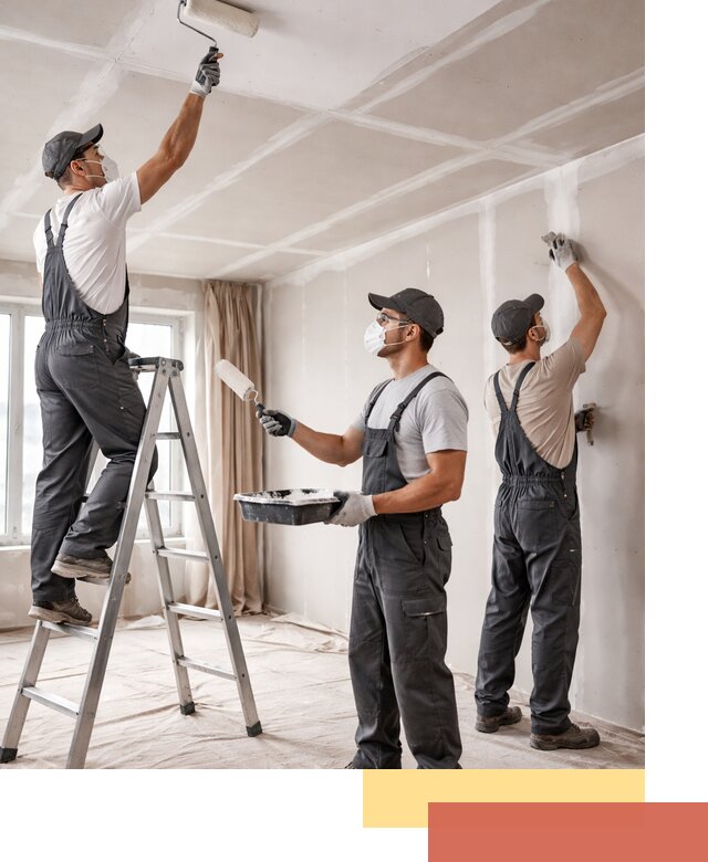 Покраска потолка из гипсокартона в Сосновоборске качественно и недорого