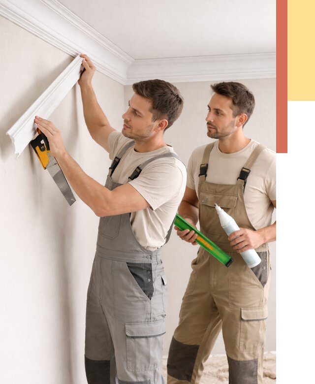 Монтаж потолочного плинтуса в Сосновоборске от 2379 руб. — быстро и недорого | ОТДЕЛОЧНИК-Ссб