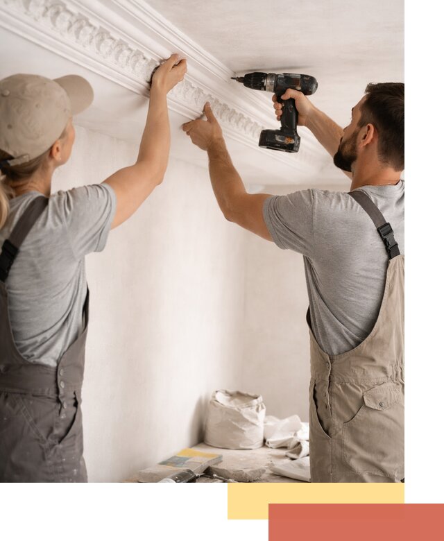 Профессиональный монтаж лепнины на потолок в Сосновоборске