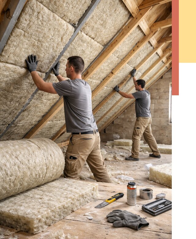 Утепление потолка минватой в Сосновоборске от 1500 руб. — быстро и недорого | ОТДЕЛОЧНИК-Ссб