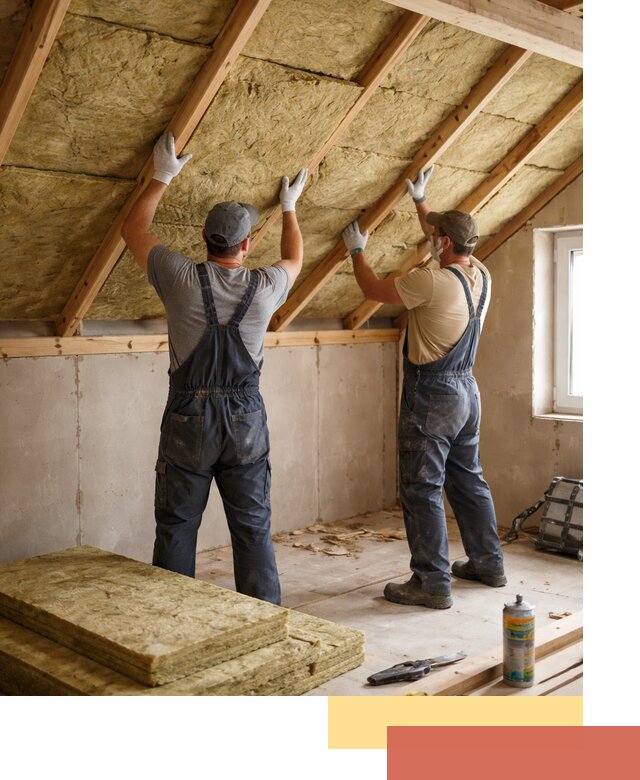 Утепление потолка минеральной ватой в Сосновоборске