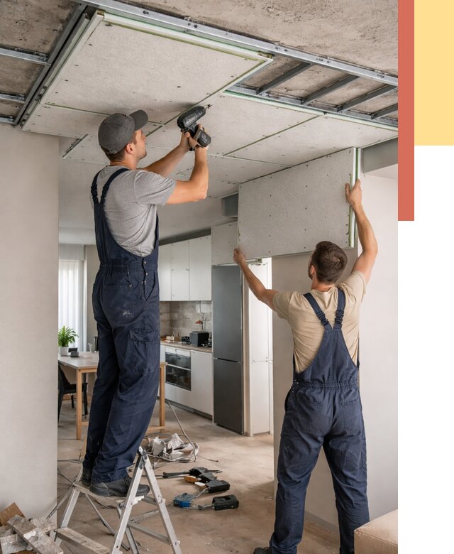 Шумоизоляция потолка панелями зипс в Сосновоборске от 1914 руб. под ключ | ОТДЕЛОЧНИК-Ссб